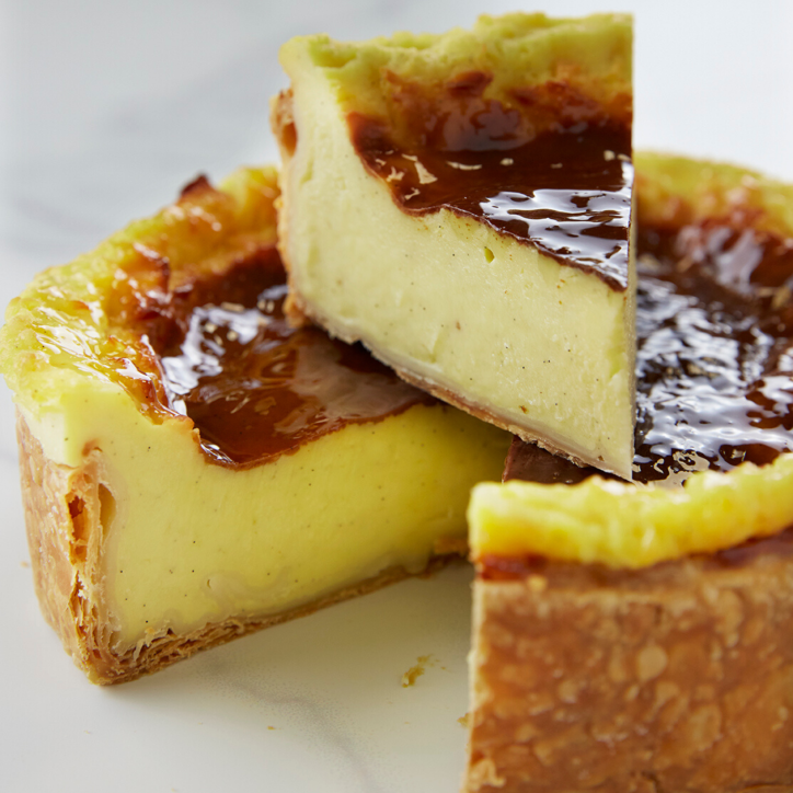 Flan parisien à la Vanille | Pâtisserie Hugues Pouget Paris