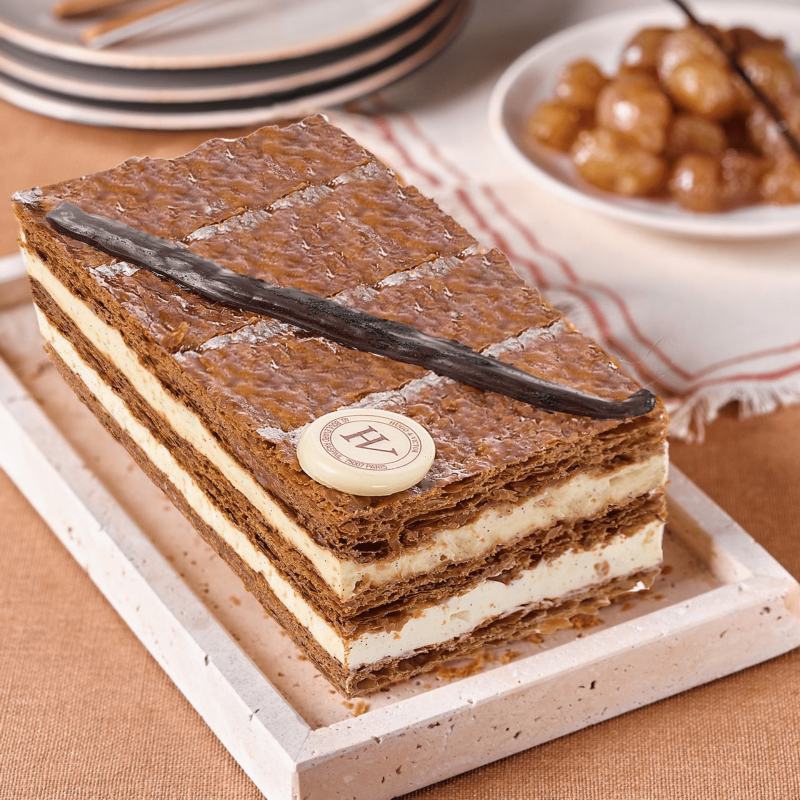 Millefeuille vanille de Bourbon