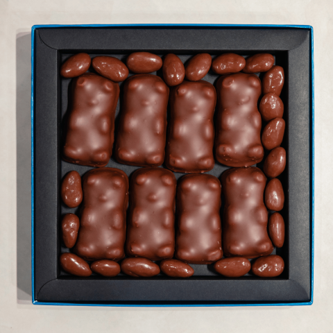 Coffret Cadeau Oursons Guimauve Vanille & Amandes Lait