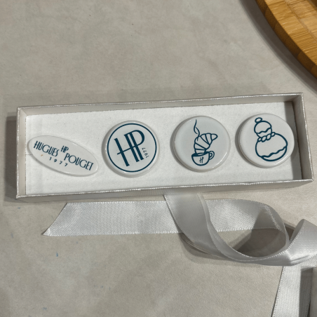 Fève céramique française - Epiphanie 2026 - Pâtissier de Luxe - Paris