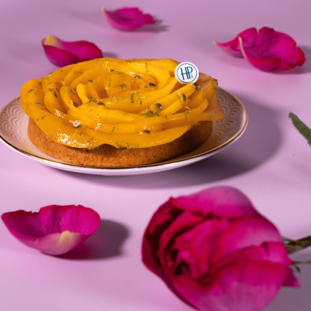 Tarte Mangue Passion | St Valentin 2026 | Hugues Pouget Paris
