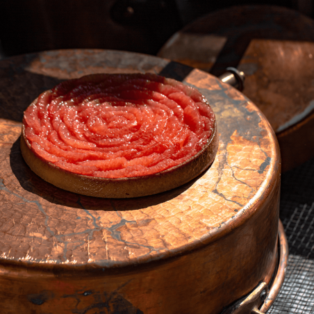 Tarte Pétale de Pamplemousse - Pâtisserie-Chocolaterie de Luxe - Paris