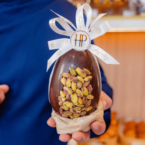 Oeuf de Pâques Pistache Chocolat | Dubai Style | Chocolatier Paris