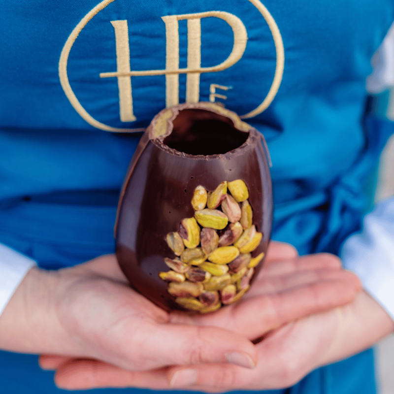 Oeuf de Pâques Pistache Chocolat | Dubai Style | Chocolatier Paris