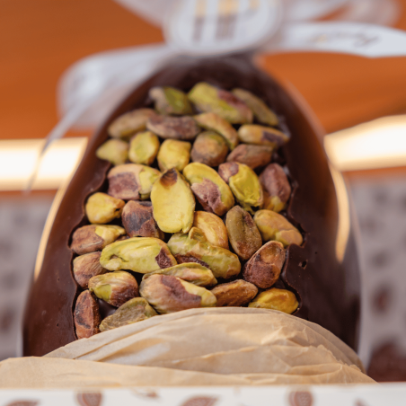 Oeuf de Pâques Pistache Chocolat | Dubai Style | Chocolatier Paris