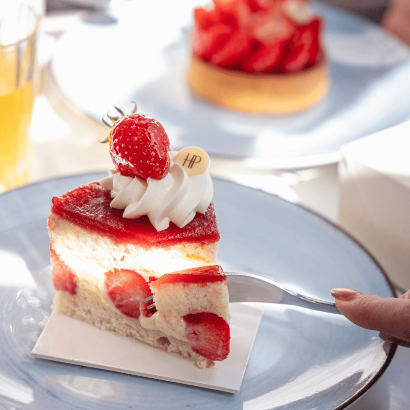 Part de Fraisier de luxe - Pâtisserie Hugues Pouget